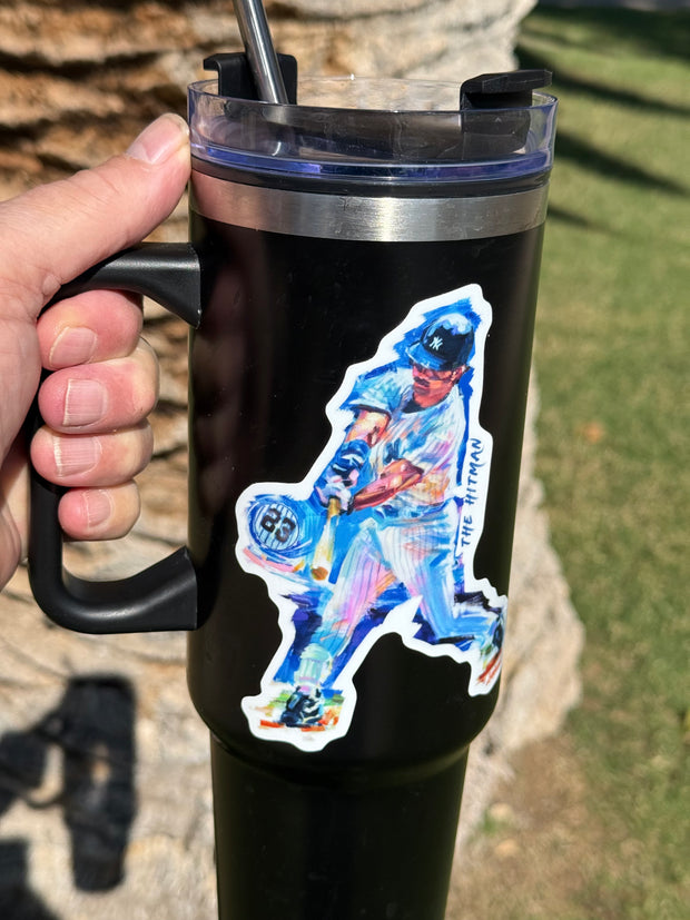 Don Mattingly "The Hitman" - Vinyl Sticker