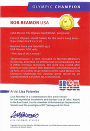 "Leap of the Century" Jumbo Trading Card
