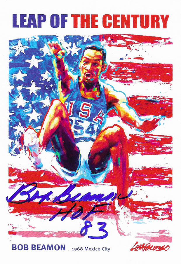 "Leap of the Century" Jumbo Trading Card