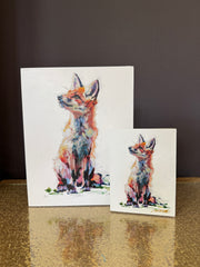 Fox - Clover panel prints