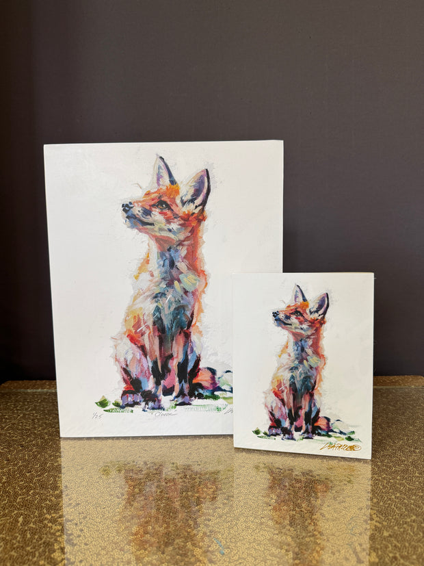Fox - Clover panel prints