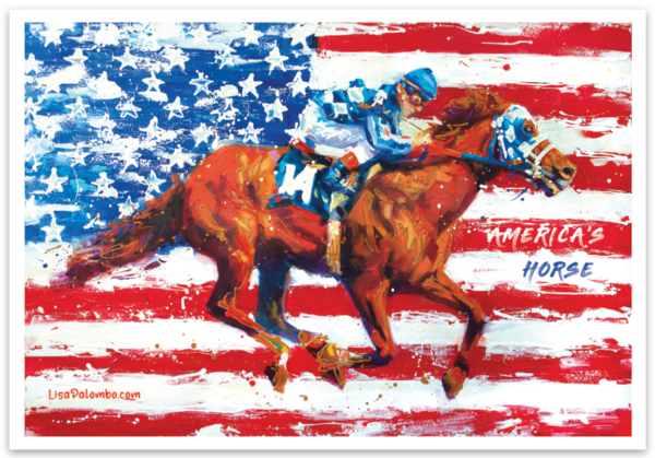 Secretariat - America's Horse - Sticker