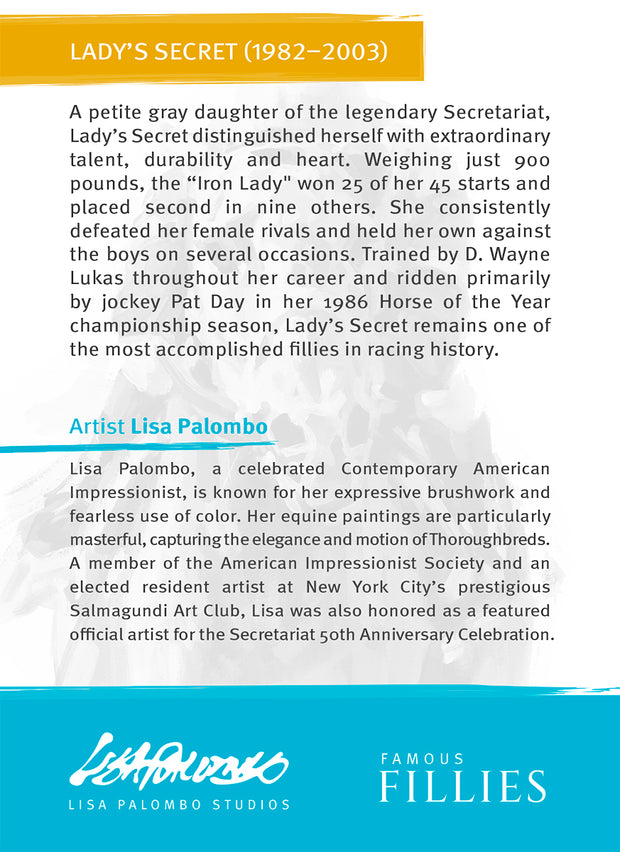 "Lady's Secret" Trading Card