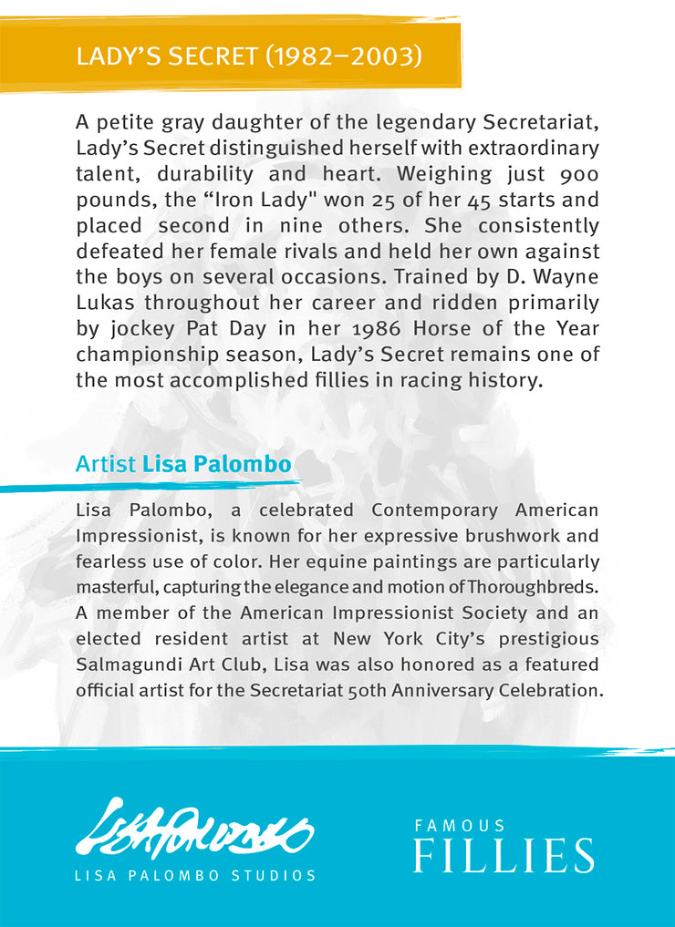 "Lady's Secret" Trading Card