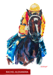 "Rachel Alexandra Trading Card