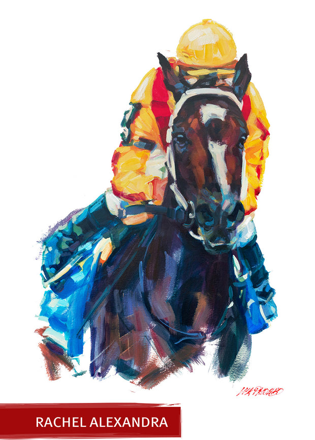 "Rachel Alexandra Trading Card