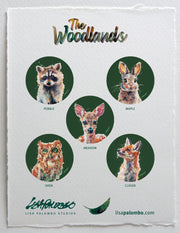 Deer - Fern panel prints