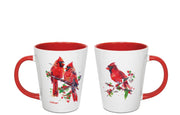 Red Cardinals Latte Mug