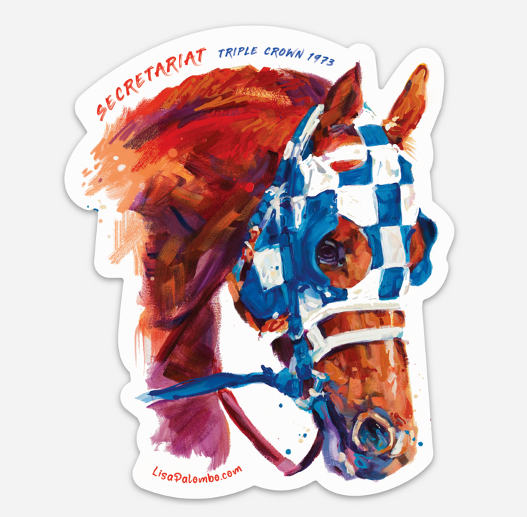 Secretariat - Triple Crown 1973 (portrait 1) - Sticker