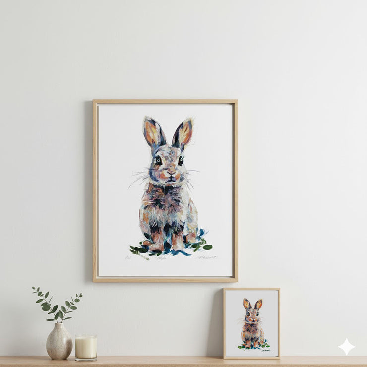 Rabbit - Maple  panel prints