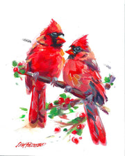 Red Cardinals 2024 HOLIDAY Notecards