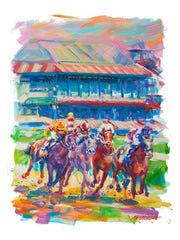 "Saratoga Race Day" Limited Edition Print