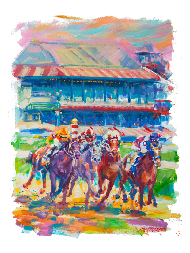 "Saratoga Race Day" Limited Edition Print