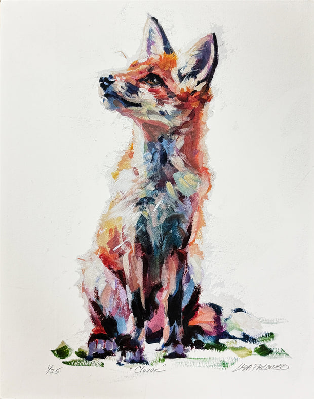 Fox - Clover panel prints