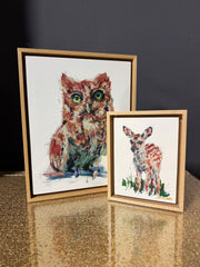 Rabbit - Maple  panel prints