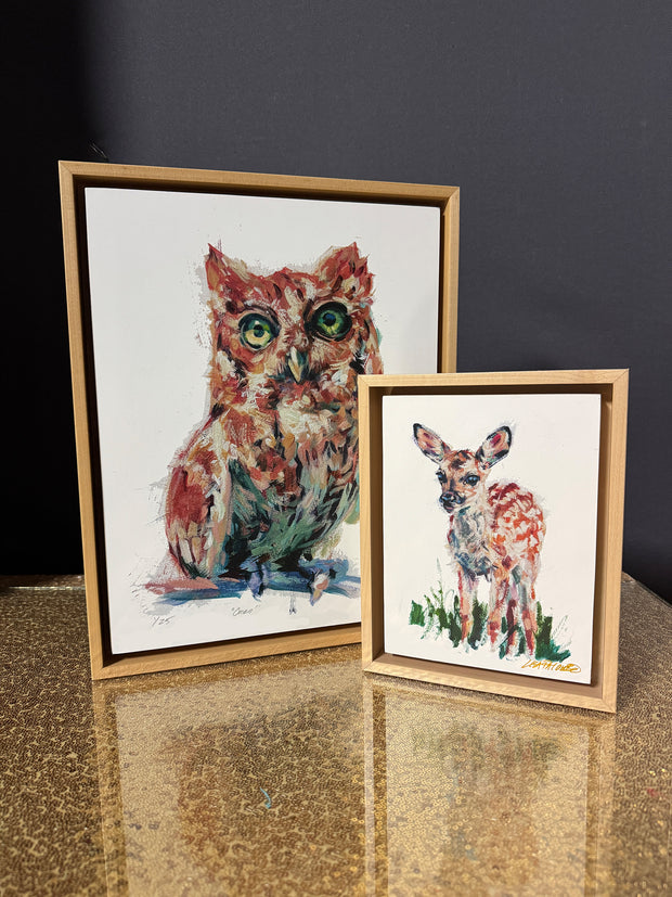 Rabbit - Maple  panel prints