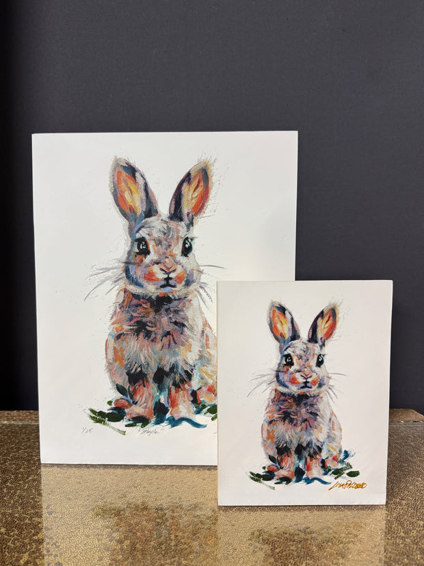 Rabbit - Maple  panel prints