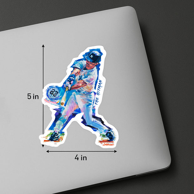 Don Mattingly "The Hitman" - Vinyl Sticker