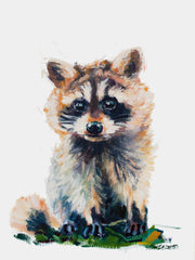 Raccoon - Pebble panel prints