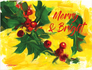 Merry and Bright HOLIDAY Notecards