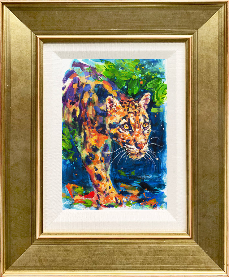 clouded leopard - mini