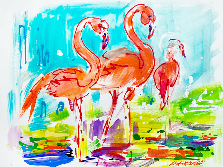 Pink Flamingos (Original) AUCTION