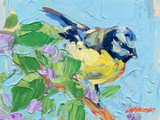 Bluebird and Lilacs - mini