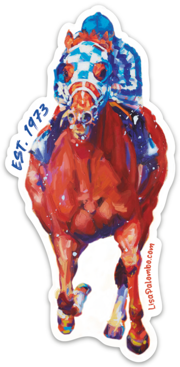 Secretariat - EST 1973 - Sticker